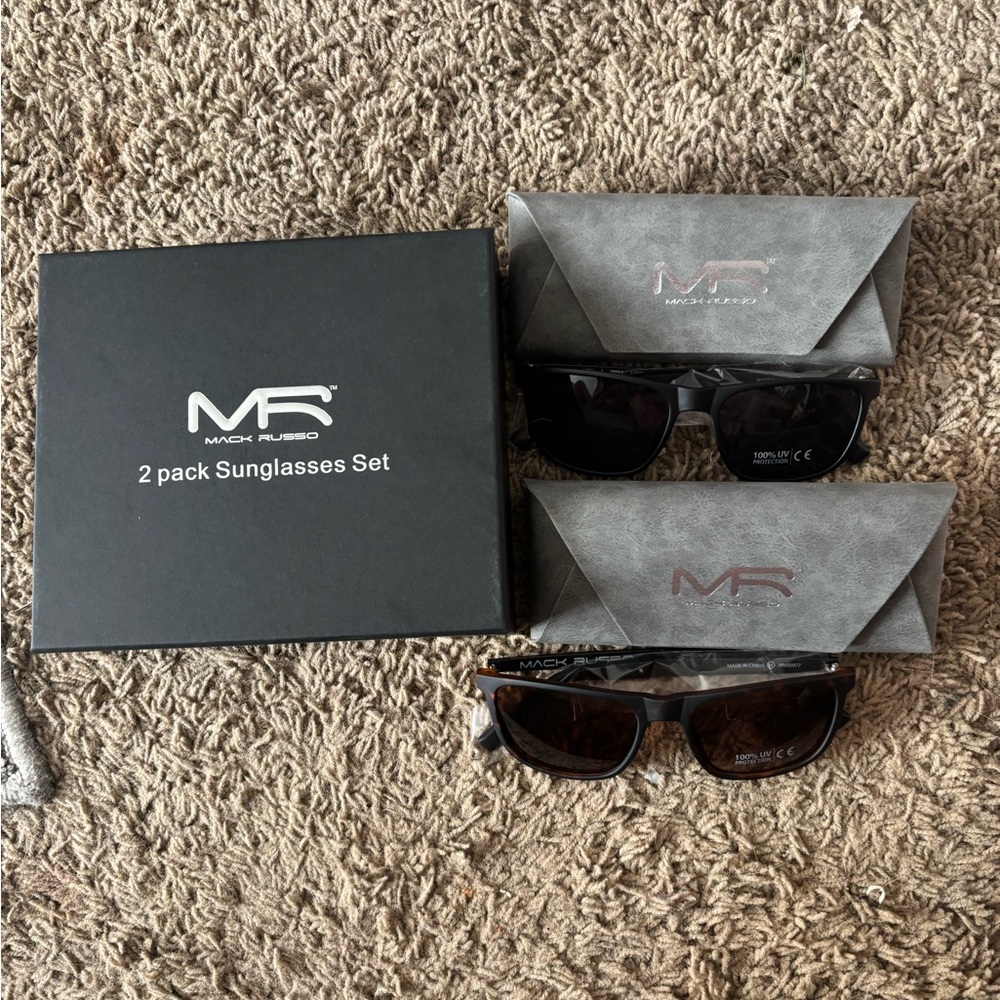 Mack Russo 2 Pack Sunglasses Set men and/or women sunglasses